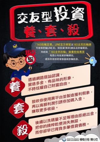 交友投資詐騙宣導