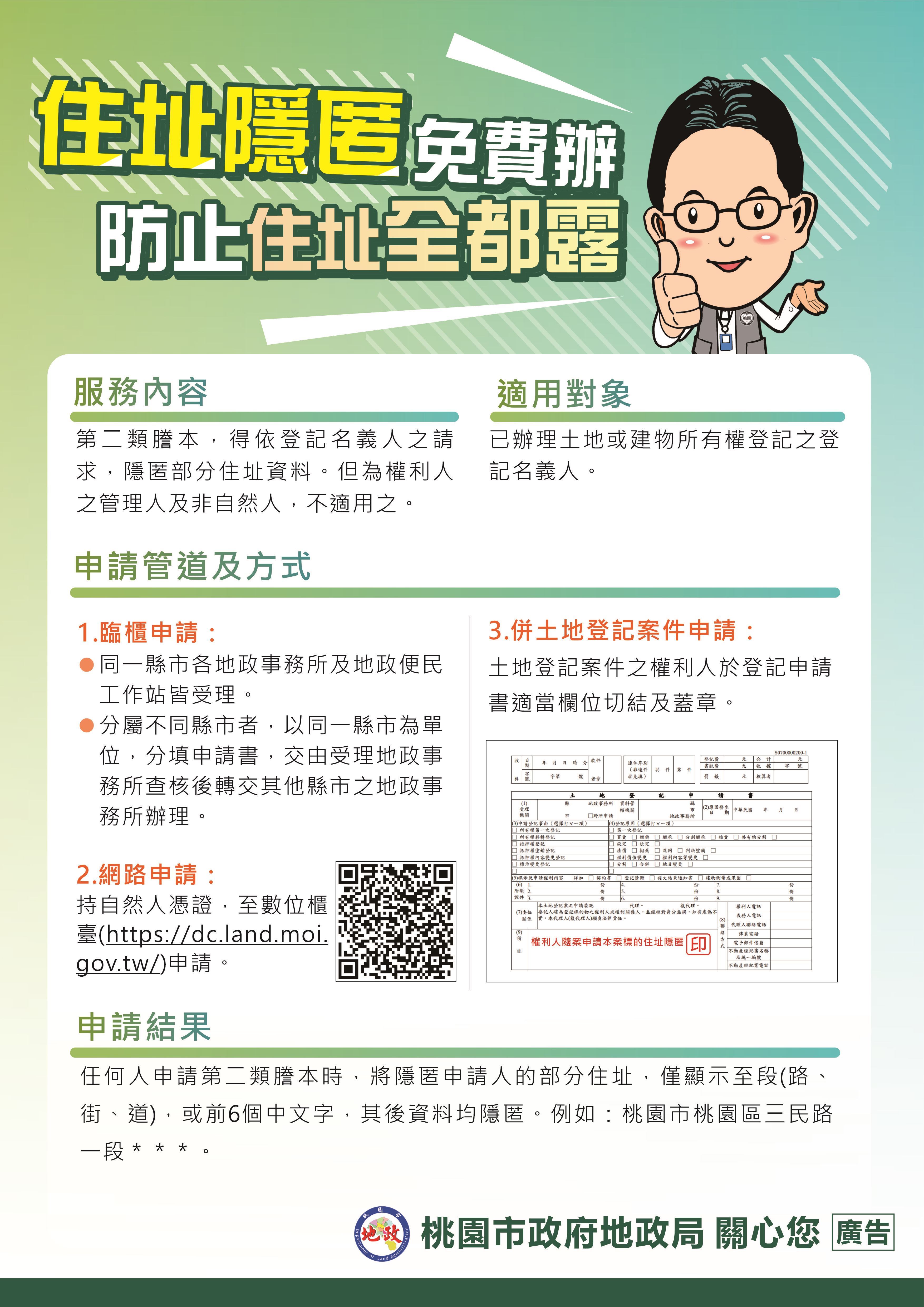 住址隱匿服務說明