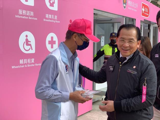 局長感謝志工的辛勞付出