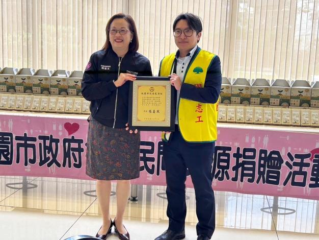 此批白米將透過安家實物銀行媒合致贈予本市弱勢家戶