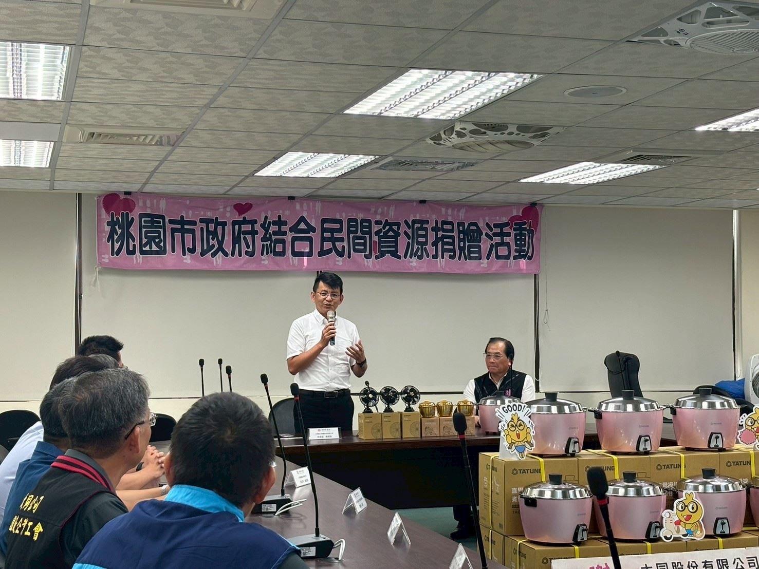 大同動力電機股份有限公司林倍宏總經理代表捐贈單位致詞