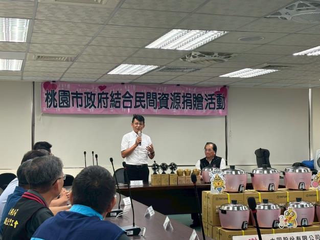 大同動力電機股份有限公司林倍宏總經理代表捐贈單位致詞