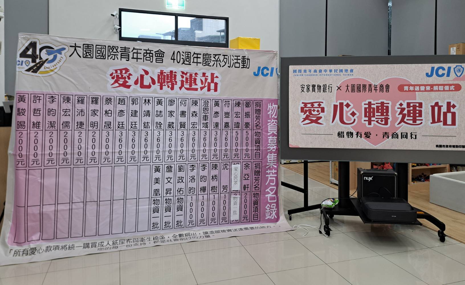 大園國際青年商會愛心轉運站