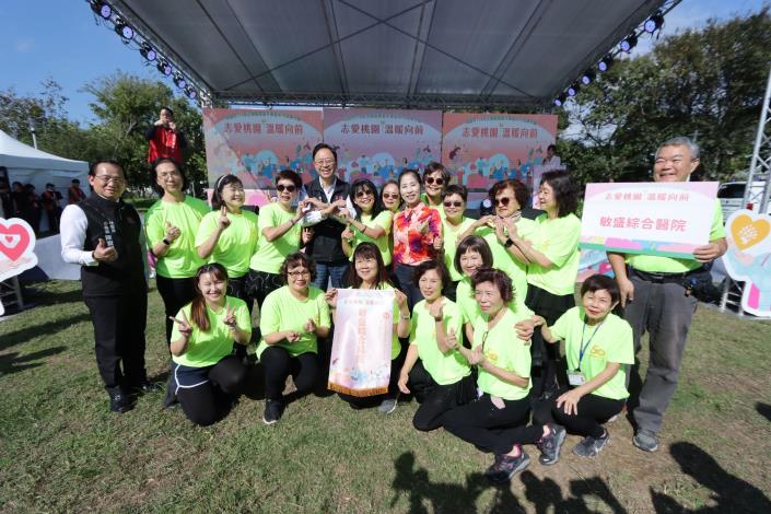 張市長表示，桃園志工人數已近11萬人，是城市最寶貴的力量之一