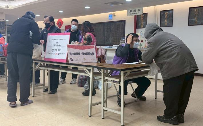 如有避寒需求街友可前往本市南、北區街友外展服務中心求助