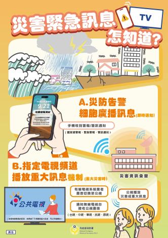 災害緊急訊息 怎知道