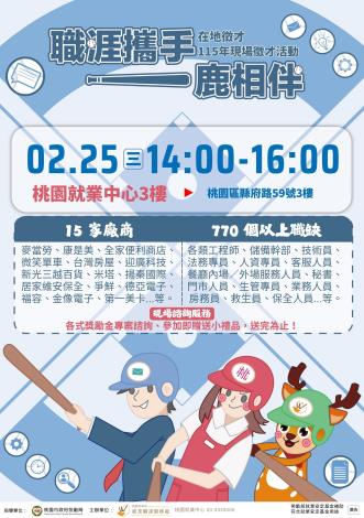 1150225桃園就業中心徵才活動