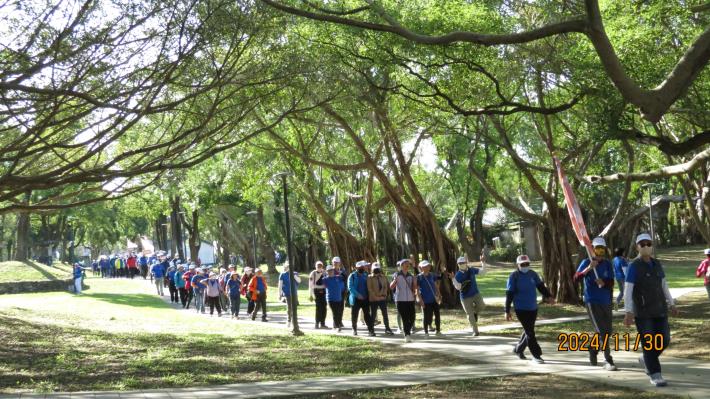 健走路線以南昌森林運動公園為起點，全程約3公里。