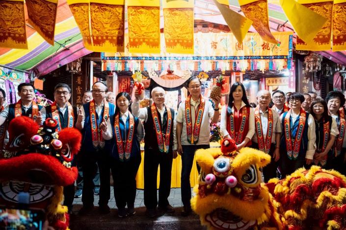 大樹林天后宮舉行祭拜祈福儀式，慶祝媽祖誕辰並祈求風調雨順、國泰民安。