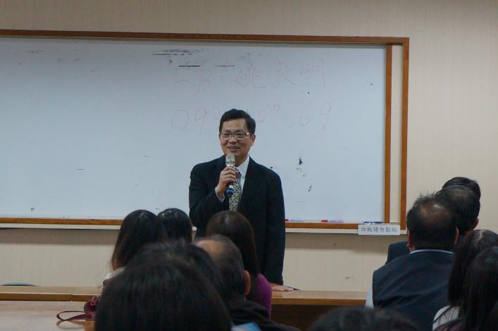 楊梅區首任區長姚敦明履任新職 自我介紹