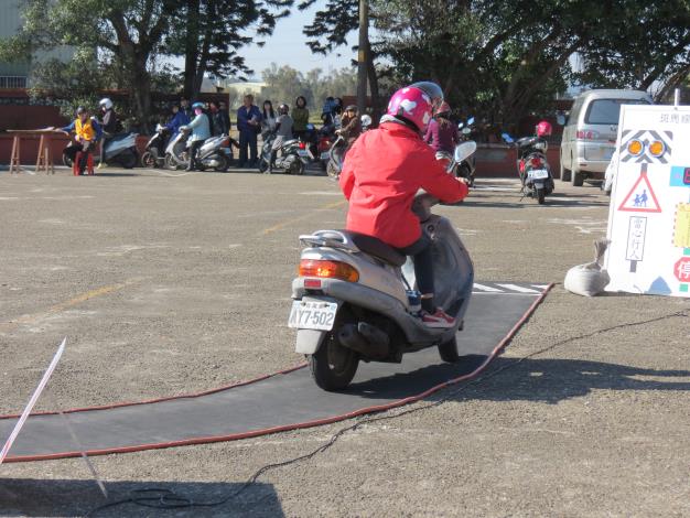 中壢監理站下鄉辦理機車考照