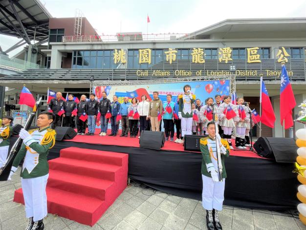 114年龍潭區公所元旦升旗2