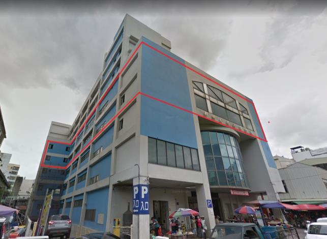 新明青年創業基地位於新明公有零售市場4樓靠近明德路側之半邊及5樓