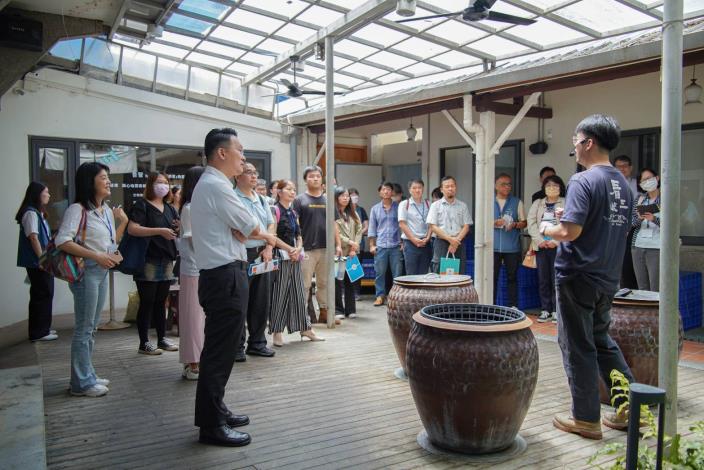 由桃園市政府蘇俊賓副市長率隊至甘樂文創參訪