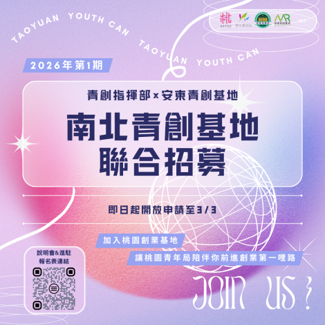 青創基地第一期進駐招募
