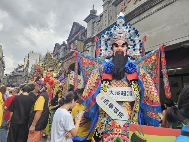三國將軍於和平老街開放民眾拍照打卡