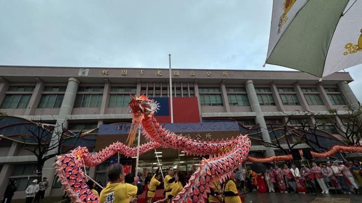 桃園市大園區115年元旦升旗典禮共9張第3張