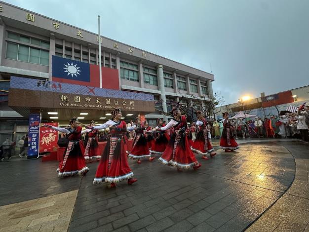 桃園市大園區115年元旦升旗典禮共9張第6張