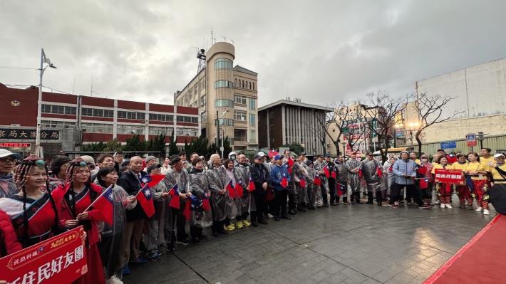 桃園市大園區115年元旦升旗典禮共9張第8張