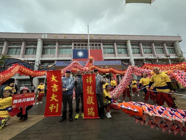 桃園市大園區115年元旦升旗典禮共9張第7張