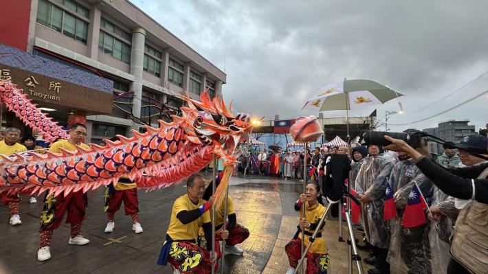 桃園市大園區115年元旦升旗典禮共9張第2張