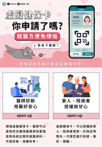 虛擬健保卡，你申請了嗎就醫方便免煩惱