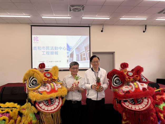 張市長與江分署長蒞臨