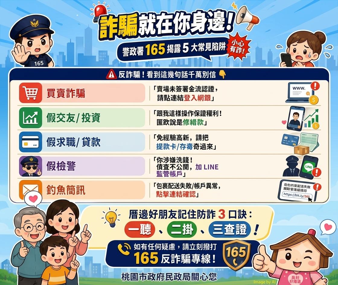 反詐騙提醒宣導