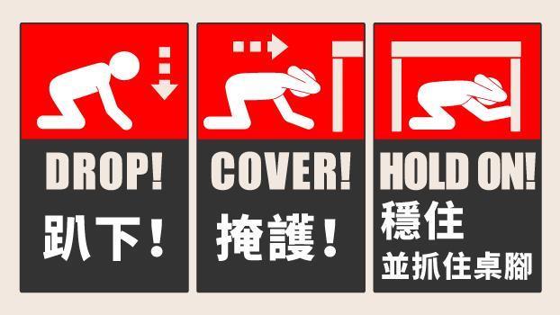 地震防護三步驟
